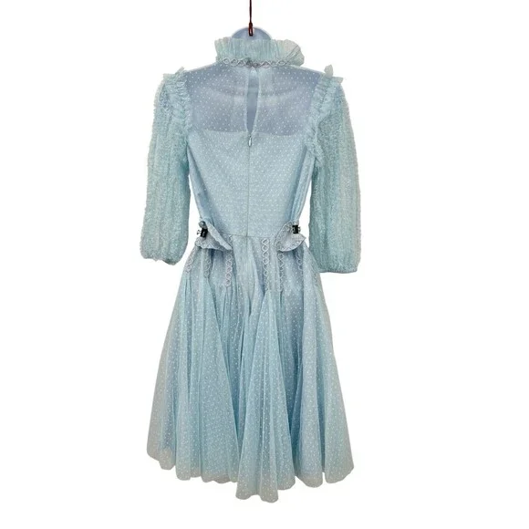 Jessakae Tulle Size XS Cecilia Blue Dress Fairy Fluffy Whimsical Retails  $198